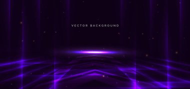 Soyut modern ok, parlak köşegen ışık ışınları arka planı. Teknoloji hız hareketi. Vektör illüstrasyonu