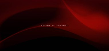 Koyu arkaplanda kırmızı değişken girdaplar. Pankart, broşür ve sunum kullanırsın. Vektör illüstrasyonu