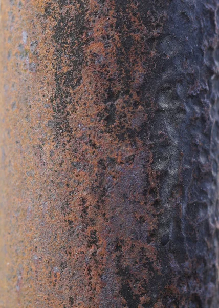 Background of rust on metal. Corrosion on the iron plate from water. The old metal is rusty