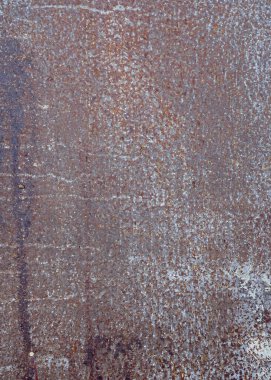 Metal background, rust texture, old iron. Corrosion from water, on sheet metal