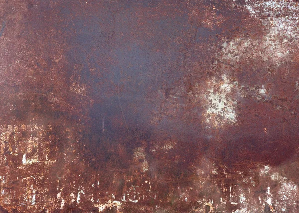 Metal background, rust texture, old iron. Corrosion from water, on sheet metal