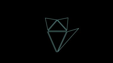 Mavi elmas. Siyah arka planda elmas. Değerli taşlar, mücevherler. Bir kadın için hediye. Siyah arkaplanda izole