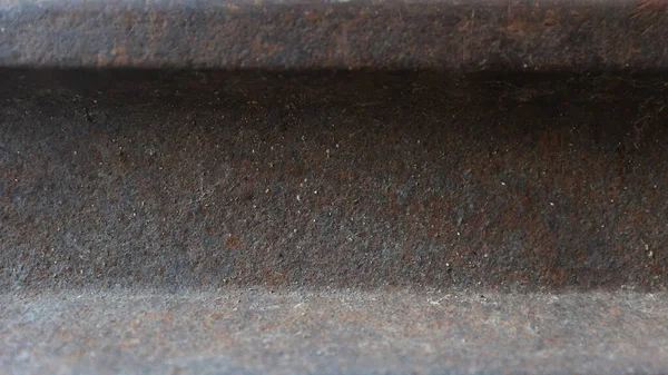 Metal Background Dark Iron Texture Metal Rail — Stock Photo, Image