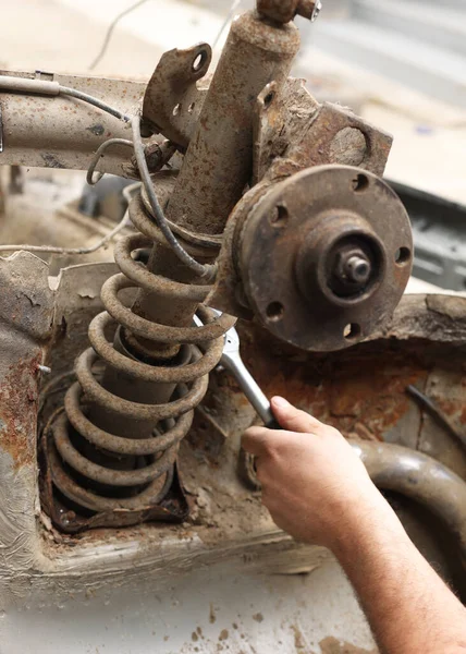 Car repair after an accident is not subject to. The car is rusting in a junkyard. Scrap metal that is disposed of. Disassembly of spare parts, delivery for scrap metal.