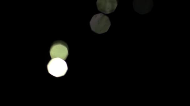 Bubbels Een Zwarte Achtergrond Wazige Zeepbellen Het Donker Geschikt Voor — Stockvideo