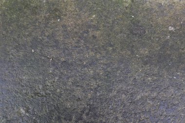 Eski betonun dokuları. Gri hasarlı beton arka plan, duvar, eski döşemeler. Üst görünüm, yakın çekim.