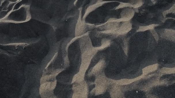 Черный Магнитный Песок Фон Высокое Качество Фото — стоковое видео