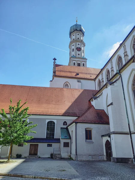 Uma Bela Basílica Augsburgo — Fotografia de Stock