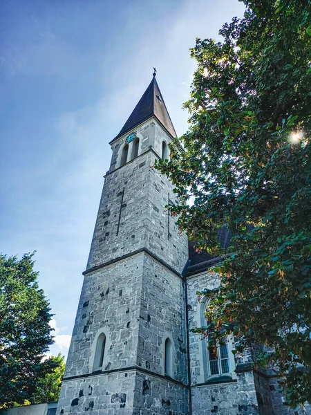 Ruggell Lihtenştayn Daki Fridolin Kilisesi — Stok fotoğraf
