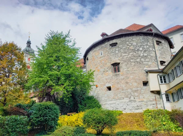 Gallen Eski Ortaçağ Mimarisi — Stok fotoğraf