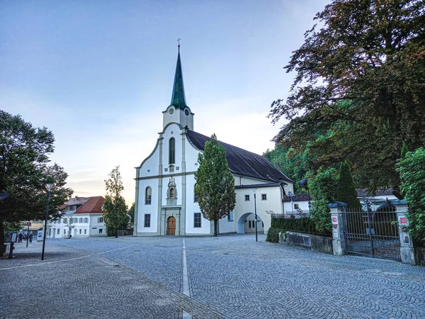 Uma Bela Igreja Antiga Hohenems Áustria — Fotografia de Stock