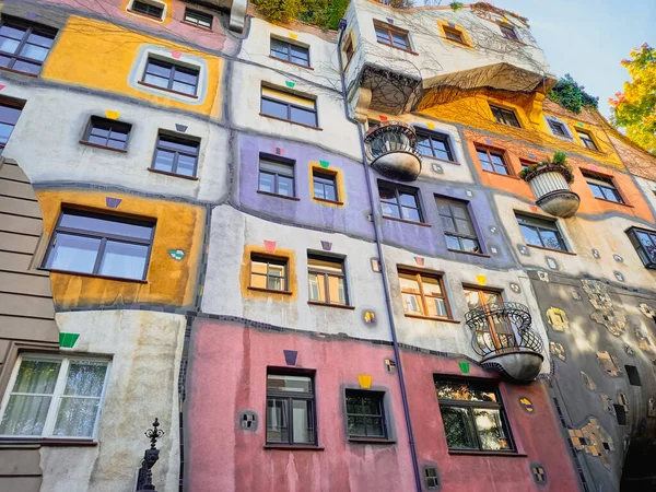 Una Hermosa Casa Colorida Viena — Foto de Stock