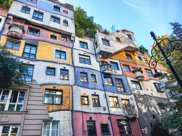 Una Hermosa Casa Colorida Viena — Foto de Stock