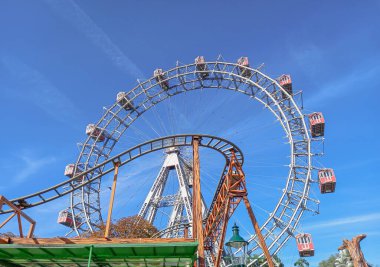 Viyana Prater Parkı 'nda. 