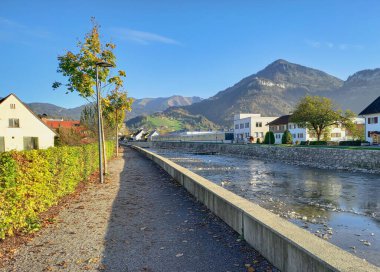Dornbirn ve Dornbirner Nehri 