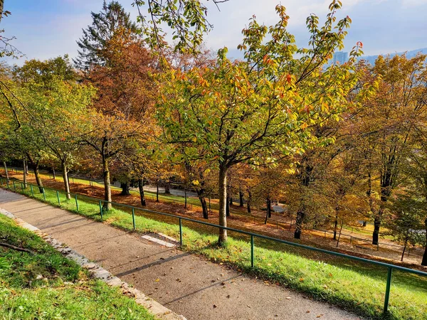 Graz, Avusturya 'da güzel bir park 
