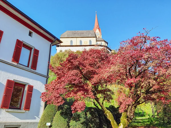 オーストリアのランクウェルにある聖母の教区と巡礼教会 — ストック写真