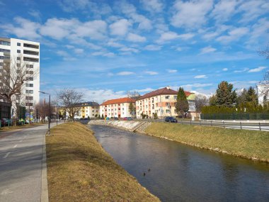 İlkbaharda Poprad şehri 