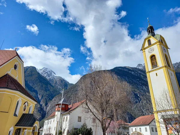 Zams Mimarisi Tirol Avusturya — Stok fotoğraf