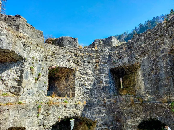 Ruine Der Schattenburg Feldkirch — Stockfoto