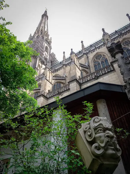 Mirando Nueva Catedral Linz — Foto de Stock