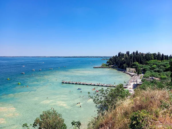 Sirmione Belo Resort Lago Garda — Fotografia de Stock