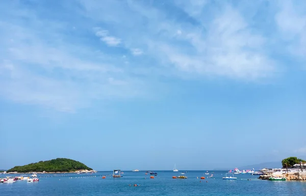 stock image Beautiful Ksamil Islands in Albania 