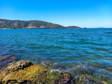 Yunanistan 'ın güzel manzarası ve doğası (Igoumenitsa, Thesprotia)