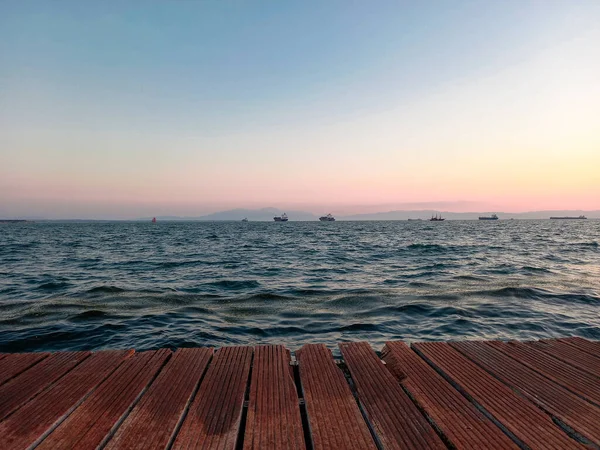 Mirando Los Barcos Tesalónica —  Fotos de Stock