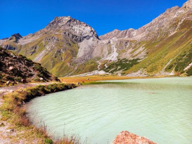 Avusturya 'daki güzel Rifflsee Gölü 