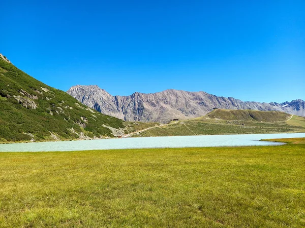 Beautiful Alpine Lake Rifflsee Austria — Stock Photo, Image