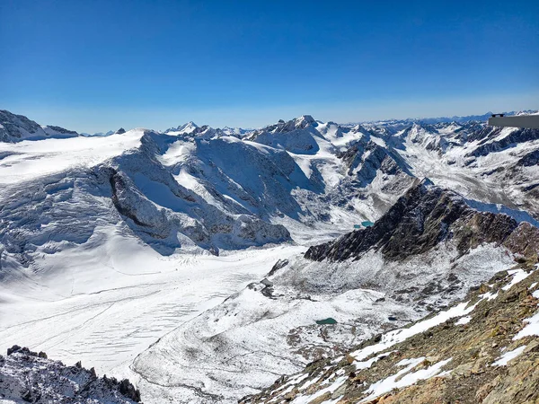 Beautiful White Hills Alps Mountains — Stock Photo, Image