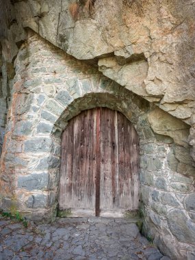 Güzel eski ortaçağ şehir mimarisi 