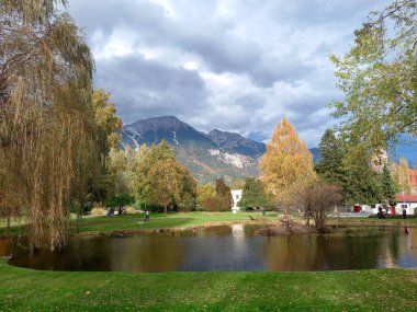 Innsbruck 'taki güzel halk parkı 