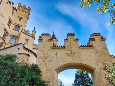 Hohenschwangau Kalesi 'nin mimarisi 