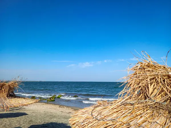 Stock image The beach in Burgas (Bulgaria, Europe)