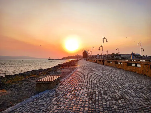 Nesebar 'da Gün Doğumu (Bulgaristan, Avrupa)