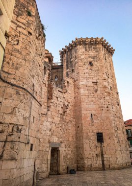 Split 'teki Diocletian Sarayı Venedik Kulesi 