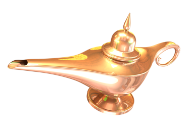 Petrol Lambası Orta Doğu, Altın Lamba. Beyaz arkaplanda izole