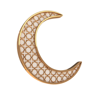 İslami Altın Hilal Ay, 3D görüntüleme