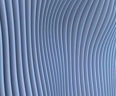 Mavi kıvrımlı dalga dokusu 3d oluşturucu