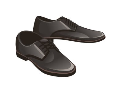 Beyaz arka planda izole edilmiş, düşük topuklu, büyüleyici ayakkabı vektörü çizimi olan modern moda kadın ayakkabıları..