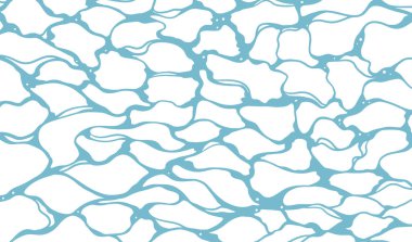 Su yüzeyi desenli vektör çizimi.