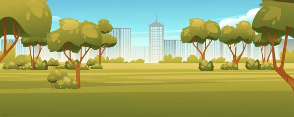 Aménagement Paysager Parc Isométrique Composition Colorée Avec Une Partie Parc — Image vectorielle