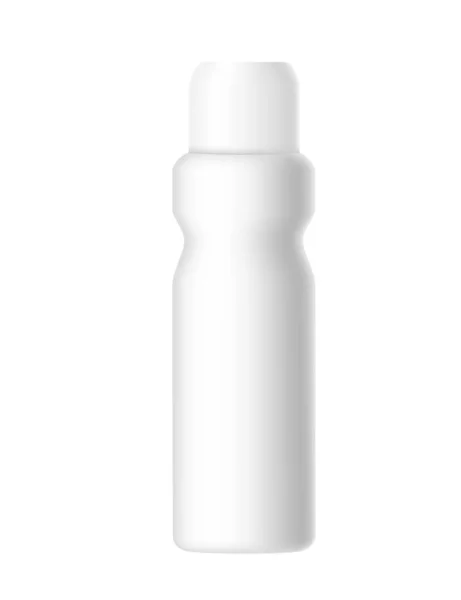白い背景に隔離された化粧品モックアップベクトルイラストの制汗消臭プラスチックパッケージ上のロールのブランクテンプレート — ストックベクタ