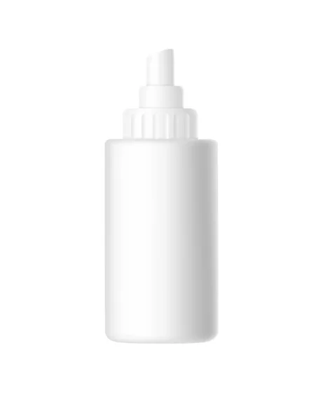 Leere Vorlage Der Spraydose Antitranspirant Deo Kunststoffverpackung Kosmetische Attrappe Vektor — Stockvektor
