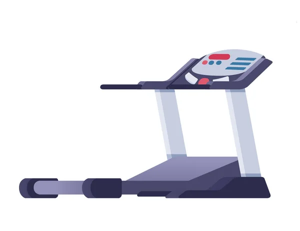 Treadmill Running Walking Training Apparatus Vector Illustration Isolado Sobre Fundo — Vetor de Stock