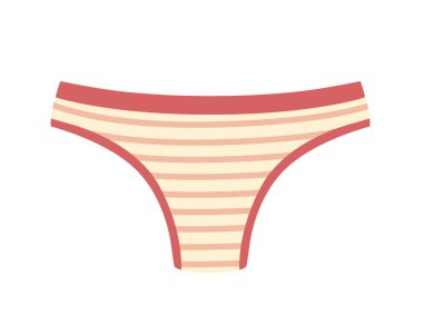 Kadın iç çamaşırı tasarımı klasik tekstil iç çamaşırı çizimi beyaz arka planda izole edilmiş..