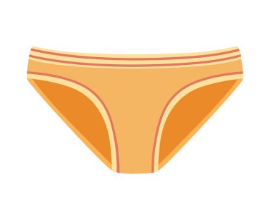 Kadın iç çamaşırı tasarımı klasik tekstil iç çamaşırı çizimi beyaz arka planda izole edilmiş..