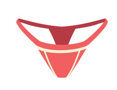 Kadın iç çamaşırı tasarımı klasik tekstil iç çamaşırı çizimi beyaz arka planda izole edilmiş..